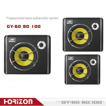 Trapezoidal Bass Subwoofer Series, Subwoofer, Car Subwoofer Box (GY-80)